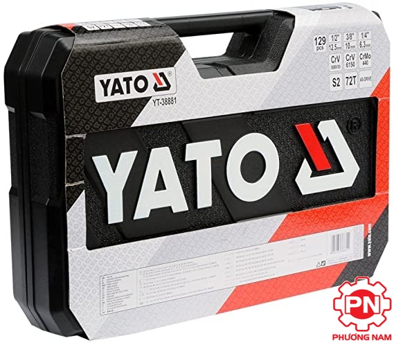 Bộ dụng cụ sửa chữa tổng hợp 129 chi tiết Yato YT-38881 - Ảnh 2