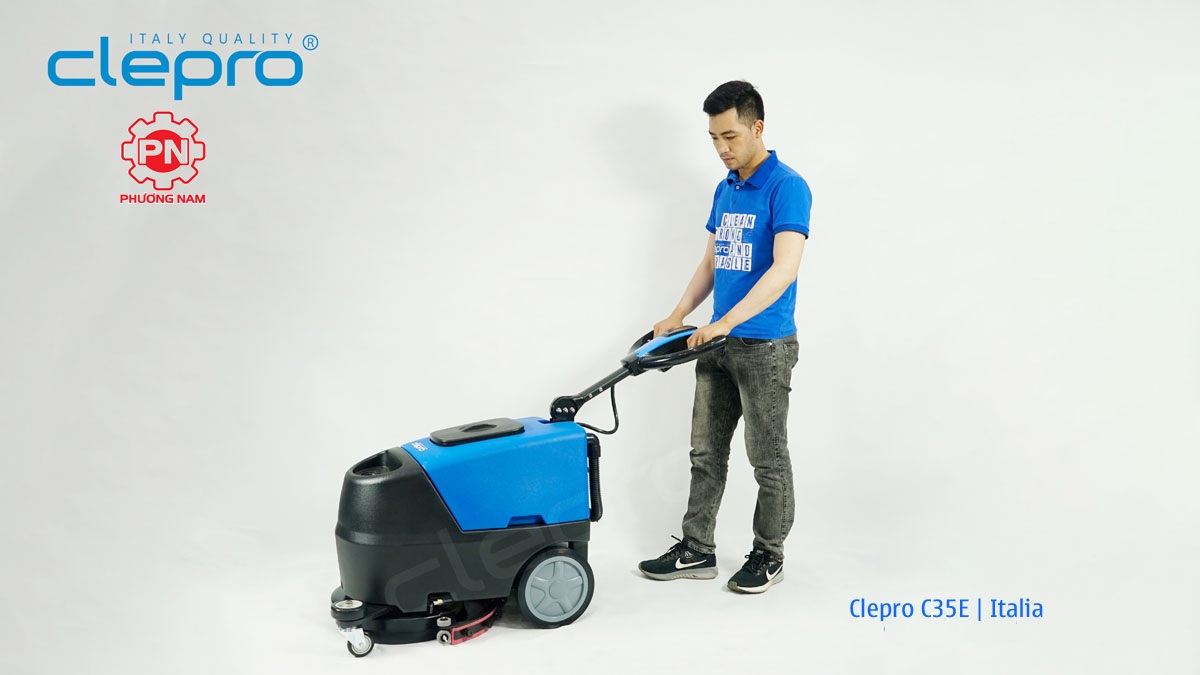Sử dụng Máy chà sàn liên hợp Clepro C35E