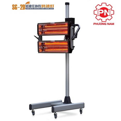 Đèn sấy sơn hồng ngoại 2 bóng Shuguang SG-2D