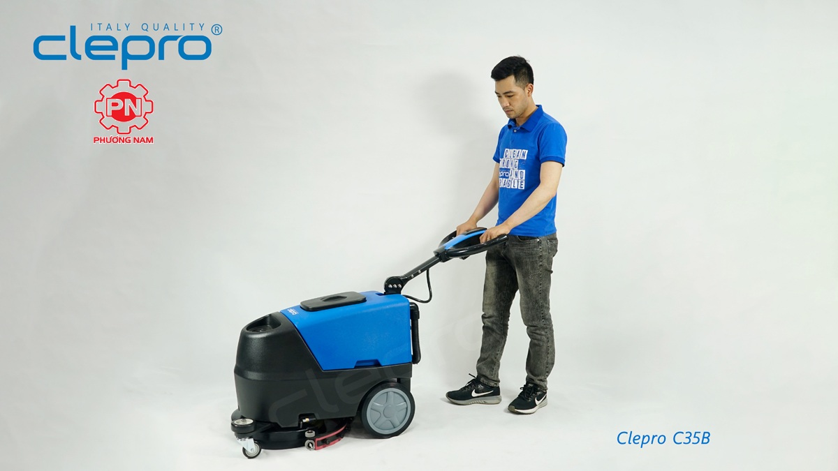 Sử dụng Máy chà sàn liên hợp Clepro C35B