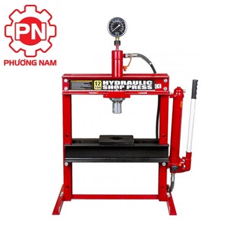 Máy ép thủy lực dùng tay 12 tấn TY12001 có đồng hồ