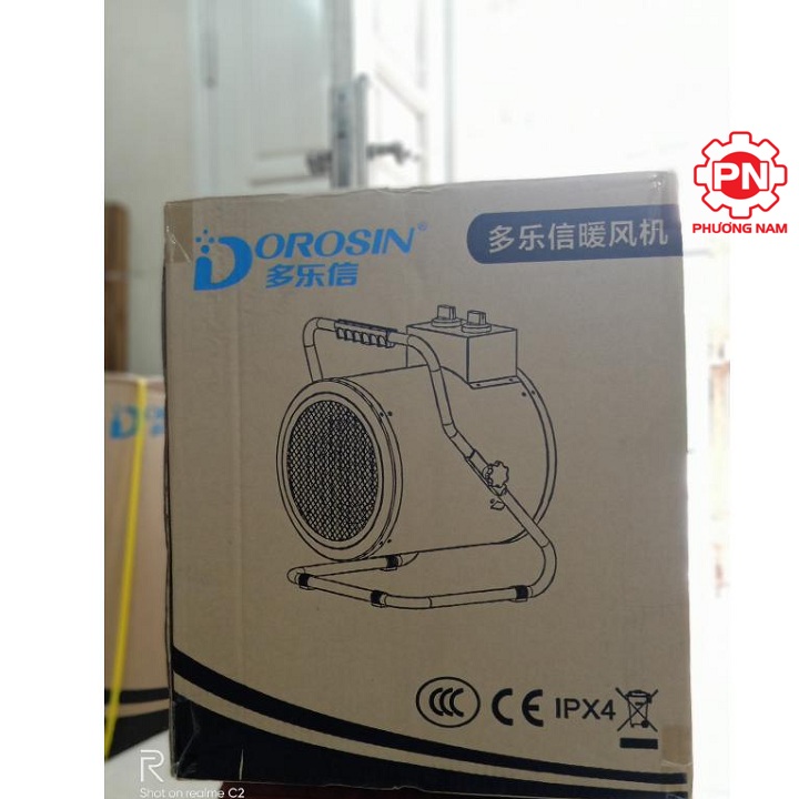 Quạt sấy gió nóng công nghiệp Dorosin DHE-03Y - Ảnh 6