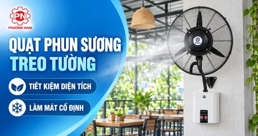 Quạt phun sương treo tường có tốt không