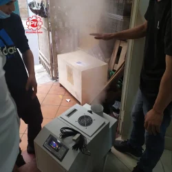 Test khả năng tạo ẩm của Máy tạo ẩm công nghiệp Mitsuta LT-UH03