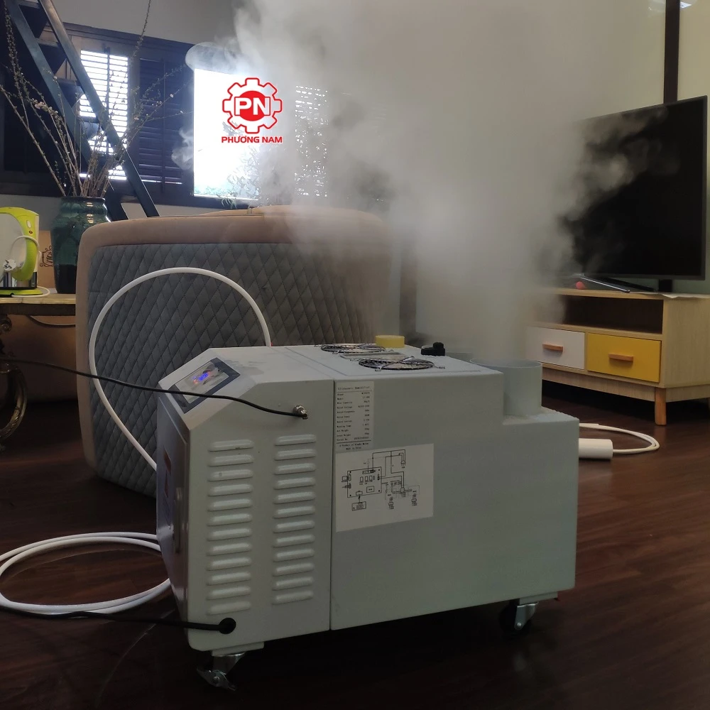 Test máy tạo ẩm công nghiệp Mitsuta LT-UH06