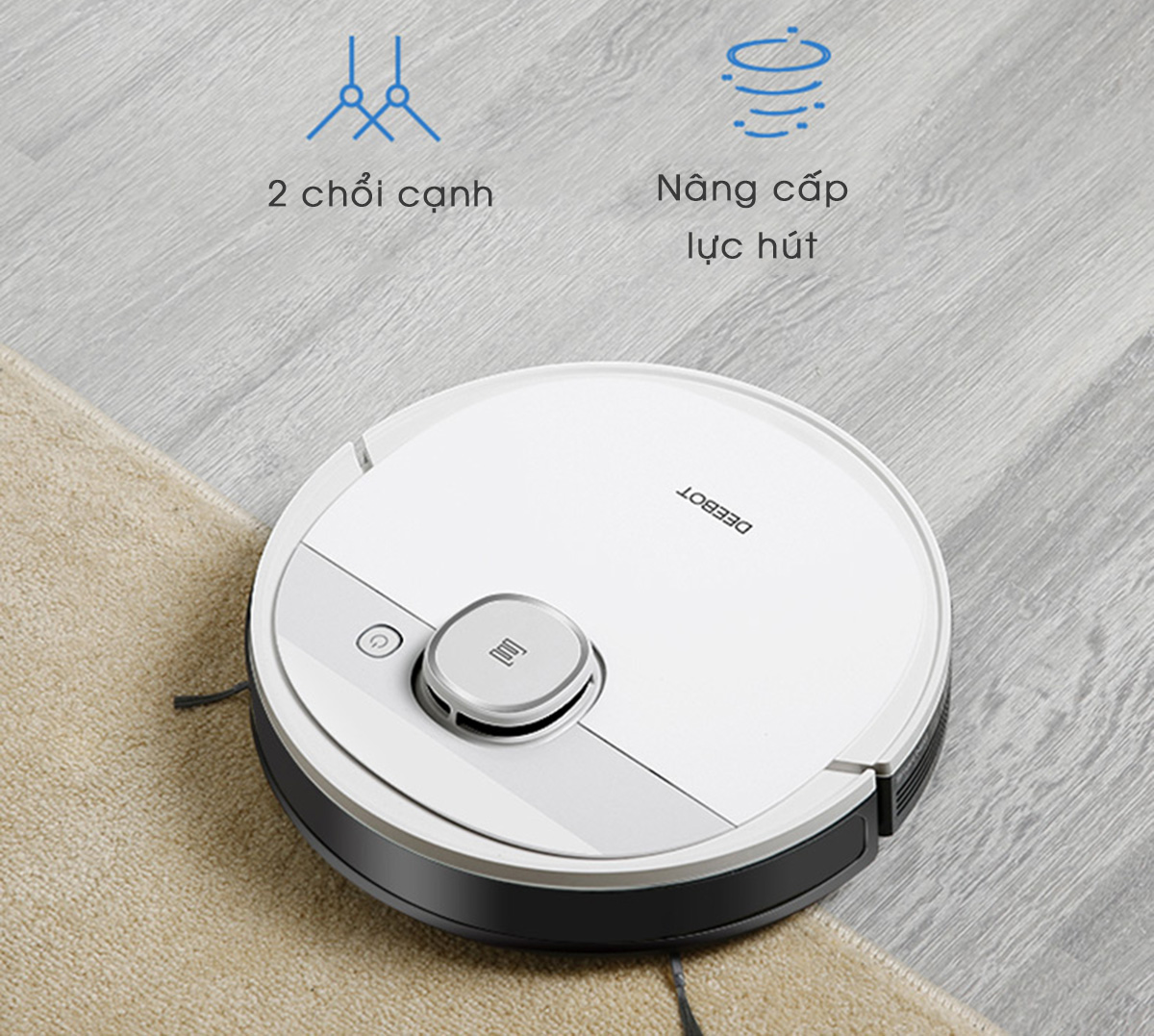 Robot hút bụi lau nhà Ecovacs Deebot T5 FUN (DX33) - Ảnh 2