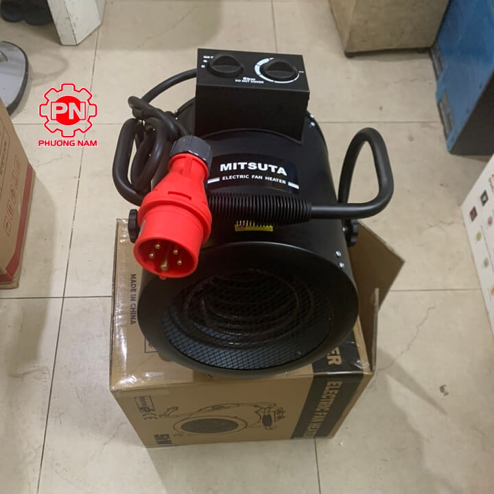 Quạt sấy gió nóng công nghiệp Mitsuta ZB-EY5 5KW chính hãng – làm nóng nhanh, tiết kiệm điện