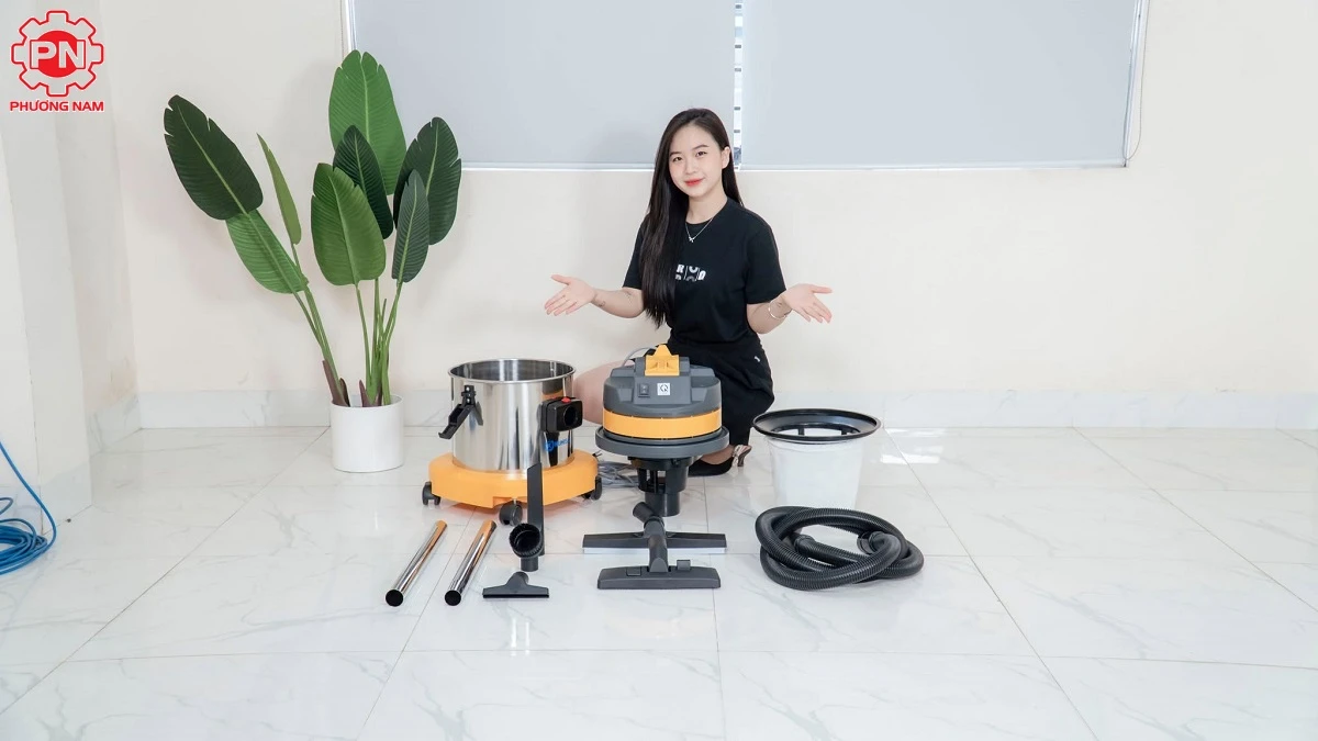 Máy hút bụi công nghiệp Kumisai 1 motor KMS15
