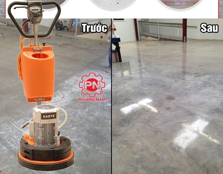 Máy mài sàn tạ công nghiệp Karva KVG-17F - Ảnh 3