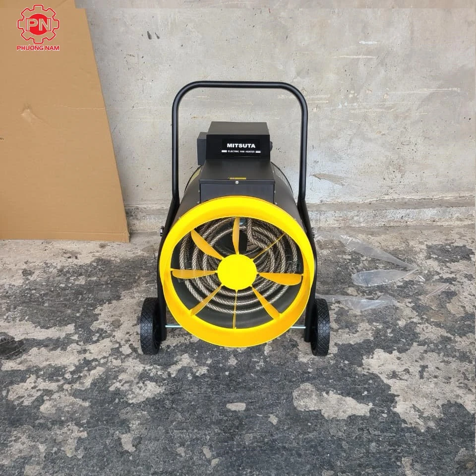 Cửa thổi gió nóng ra của quạt sấy gió nóng Mitsuta EC30 30kW