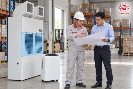 Tư vấn cách chọn máy hút ẩm công nghiệp theo điều kiện kho hàng