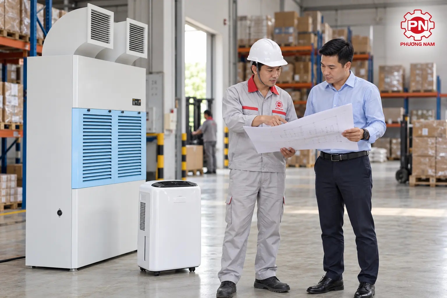 Tư vấn cách chọn máy hút ẩm công nghiệp theo điều kiện kho hàng