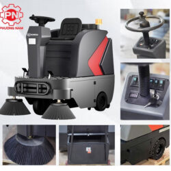 Cấu tạo chi tiết các bộ phận của Xe quét rác ngồi lái Kumisai KMS-GS1