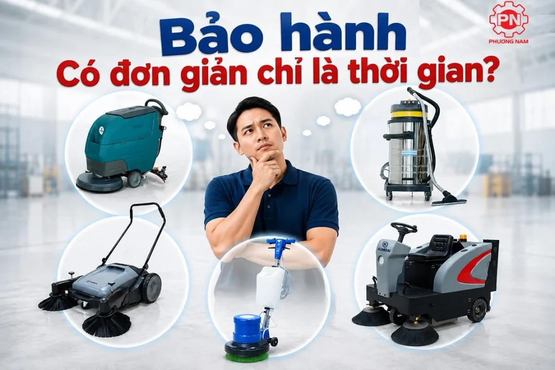 Hiểu đúng về bảo hành thiết bị vệ sinh công nghiệp: Số năm hay chất lượng thực tế?