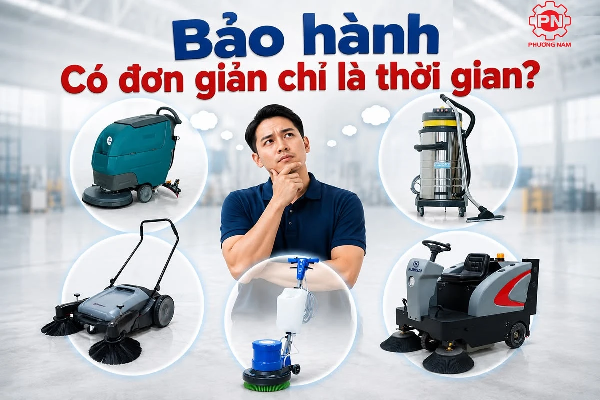 Hiểu đúng về bảo hành thiết bị vệ sinh công nghiệp