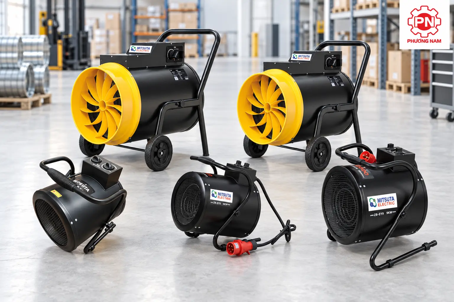 Các model quạt sấy gió nóng Mitsuta tại Điện máy Phương Nam