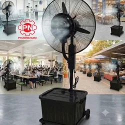 Cận cảnh quạt phun sương Mitsuta DB-26CF03-T và ứng dụng