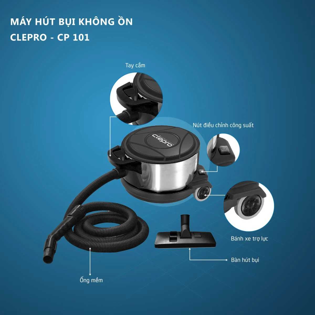 may hut bui khong on CLEPRO CP-101