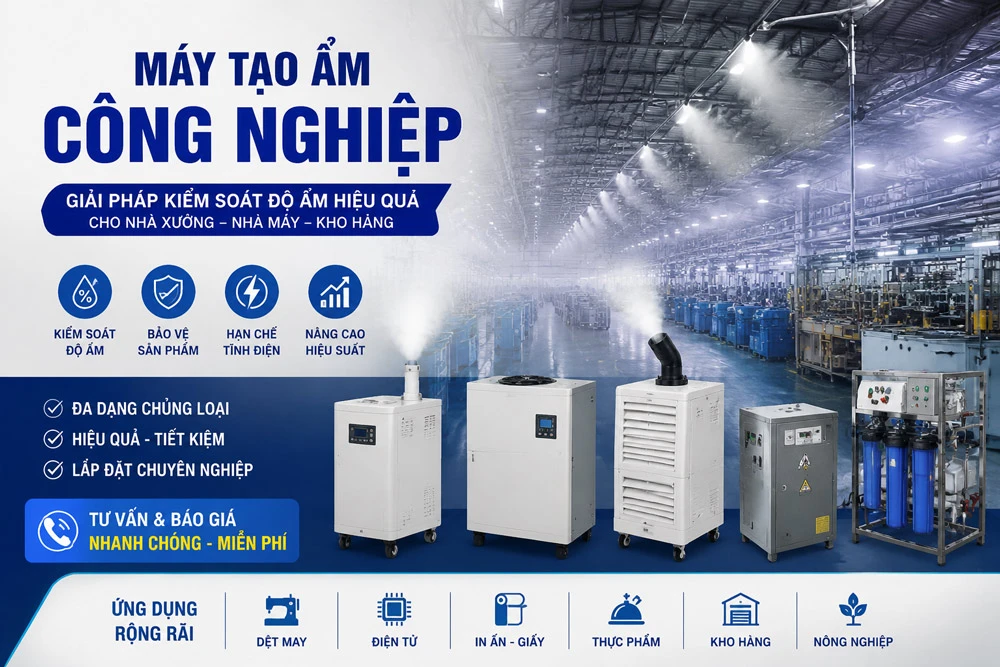 Máy Tạo Ẩm Công Nghiệp
