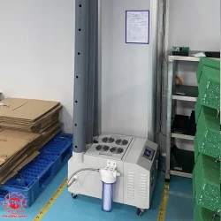 Lắp đường ống dẫn ẩm cho Máy tạo ẩm công nghiệp Mitsuta LT-UH21
