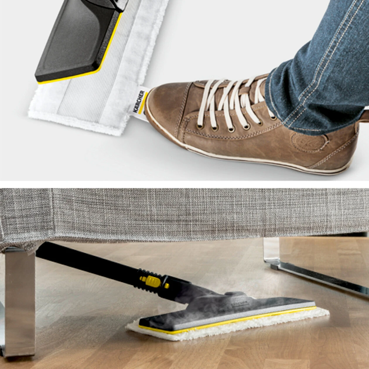  SC 3 EasyFix: Bộ khăn lau sàn EasyFix với khớp nối linh hoạt giúp thao tác tháo lắp khăn lau cực kỳ nhanh chóng và dễ dàng