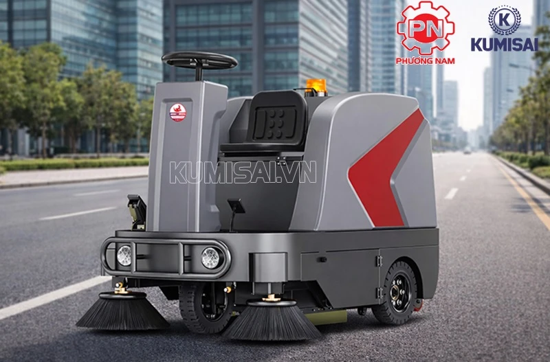 Xe quét rác ngồi lái DQC-TECH 5F chính hãng